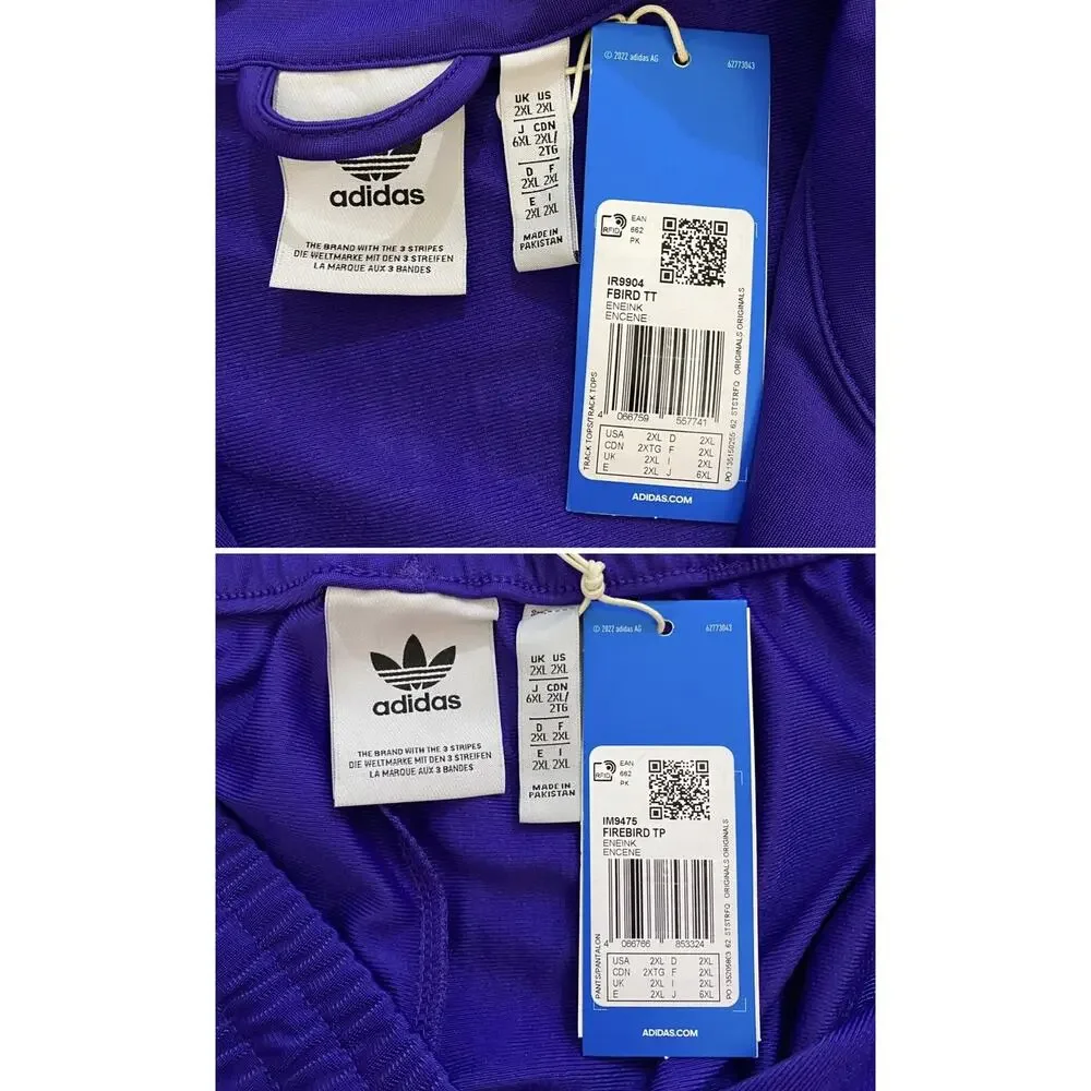 Adidas Originals Adicolor Classics Firebird Tracksuit Energy Ink White Size 2XL
